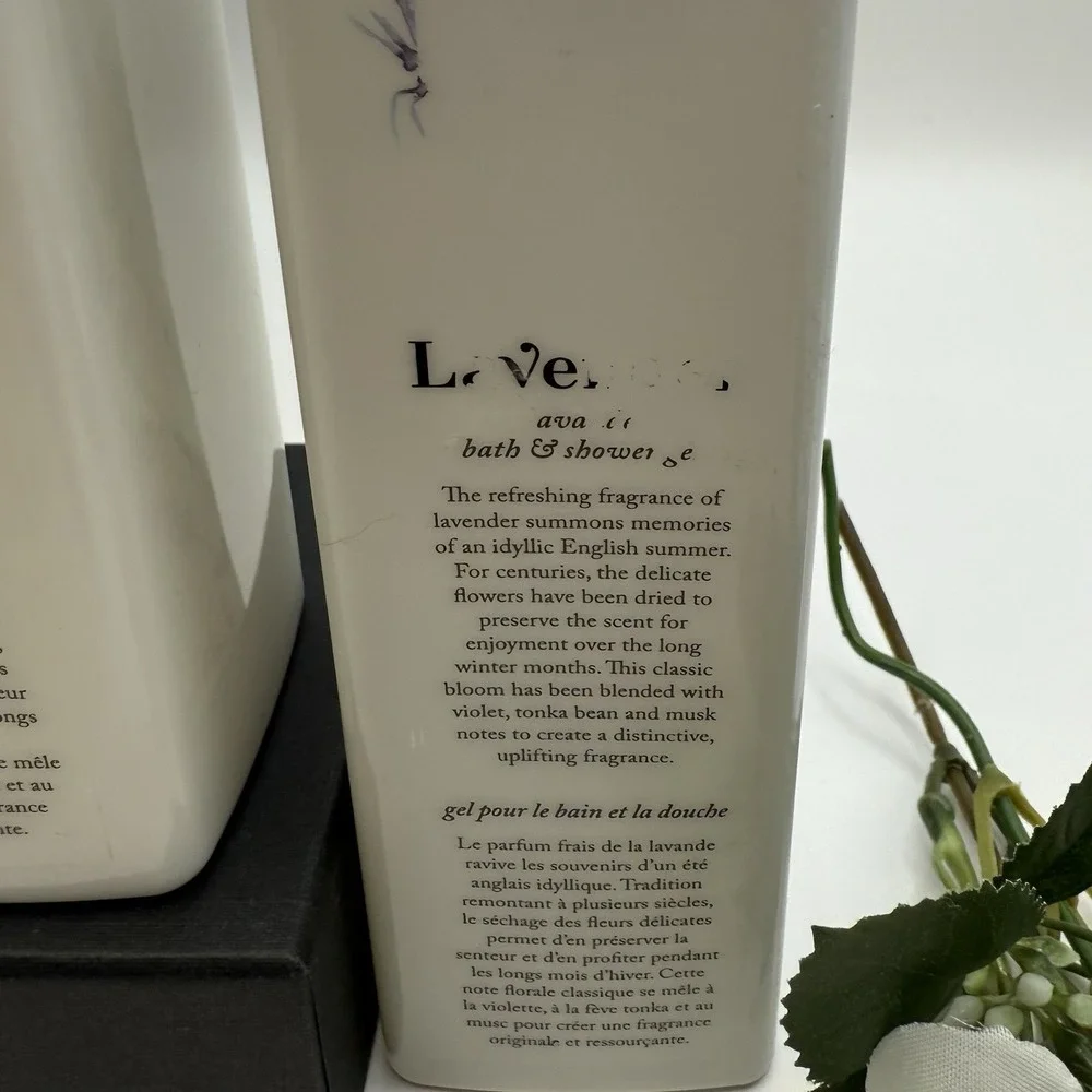 Crabtree & Evelyn Lavender Body Lotion & Bath‎ Shower Gel Set Discontinued Gift